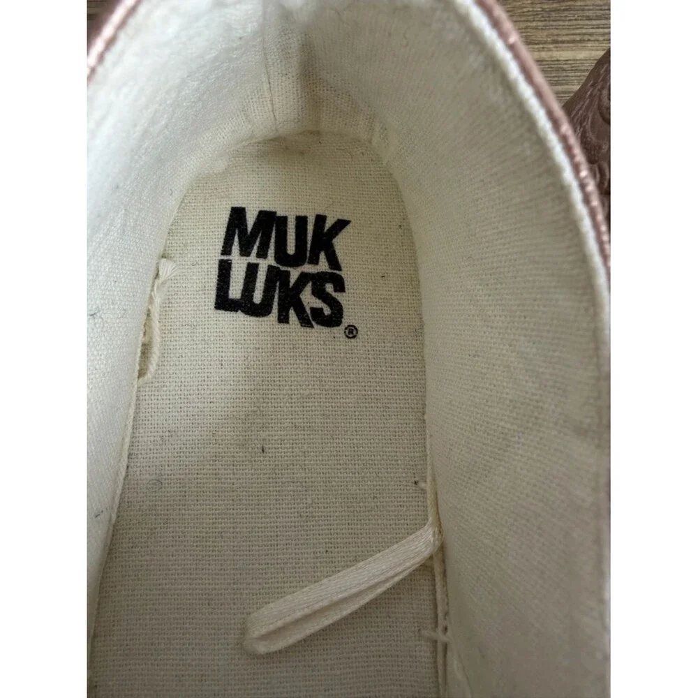 Muk Luks metallic rose